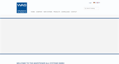 Desktop Screenshot of en.warsteiner-alu.com